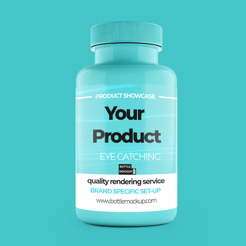 Supplement Bottle Mockup psd free 1 example 2